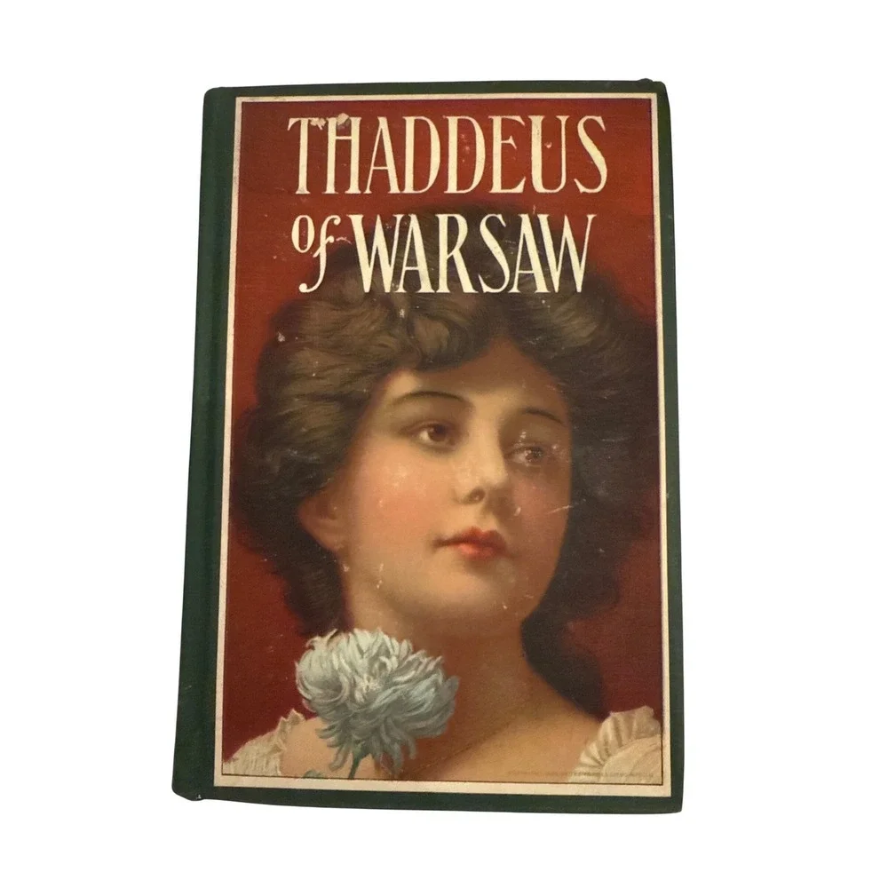 Thaddeus of Warsaw Jane Porter‎ Antique 1904 Pictorial Hardcover MA Donohue Co